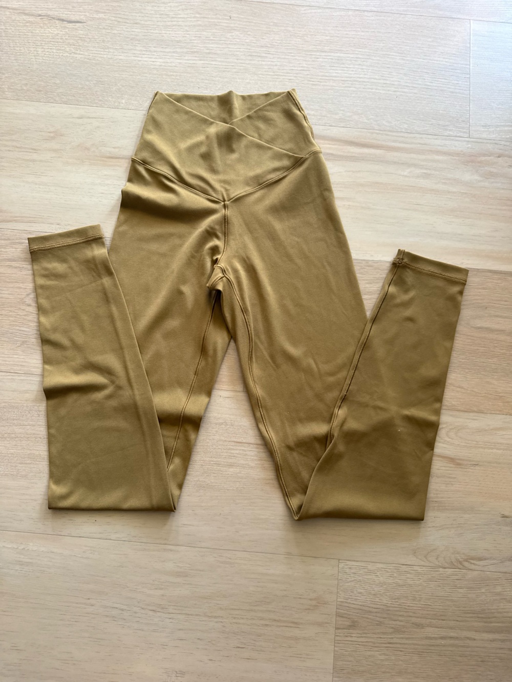 aerie High Waist Leggings in Mustard Gold